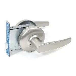 9005 레바 그레이 방화문 손잡이 상자통로형 (열쇠없음)