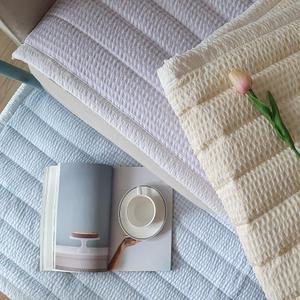 룸마이룸 쿨체크 시어서커 쇼파패드 4인용