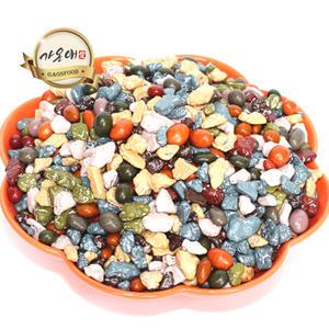 [가온애] 스톤초코볼 1kg x2팩 / 초코볼 스톤초코 석기초코볼 스톤초콜릿 석기볼 석기시대 초콜릿 땅콩류