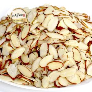 [가온애] 슬라이스 아몬드 350g / 슬라이스아몬드 아몬드슬라이스 자른아몬드 조각아몬드 견과 견과류