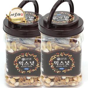 [가온애] 통믹스넛 800g x2개 / 믹스넛 믹스너트 믹스견과류 믹스넛츠 견과 견과류 한줌견과 건과일류 간식