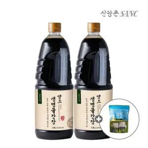 갤러리아 [신앙촌] 양조 생명물간장 1.8L×2개 (미니캠핑팩 증정)