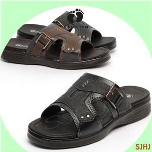 행텐	캐빈 남성 슬리퍼/블랙, 브라운/클래식/편한 슬리퍼/부드러운 천연가죽/