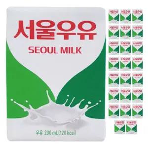 서울우유 멸균우유 200ml 24개
