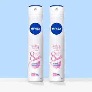 니베아 데오드란트 스프레이 엑스트라 브라이트 200ml X 2개