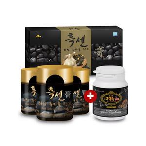 흑센 의성 흑마늘 진고 3병+흑마늘환1병 설선물 추석 선물세트