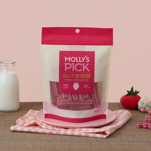 [몰리스픽] 츄잉스틱 딸기요거트 250g