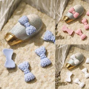 니트 리본 파츠 3종 10입 (택1) / 스웨터 니트 네일 아트 재료 젤네일