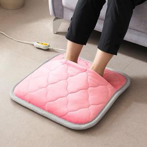 [굿모닝웰빙] 도톰하고 부드러운 발전용 풋워머 극세사 발방석 발난로 온열방석 전기방석 45X45cm  (미...