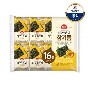 더고소한김 참기름김 (4g x16번들/도시락) x1개