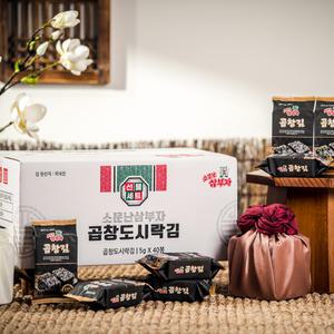 [소문난삼부자] 곱창도시락김 5gX40봉