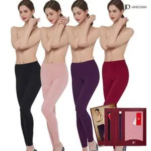 [제임스딘] 여성내의 기모여하의 검정