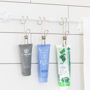 할메이드 다용도 주방 스텐 집게 고리 후크 집게 걸이 1p