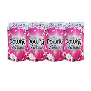 다우니 탈취파워 고농축 섬유유연제 목련과 베리 리필 1.6L x4개