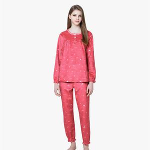 BYC 여성 수면 잠옷 세트 밍크 극세사 겨울 여자 파자마 홈웨어 NPG2019