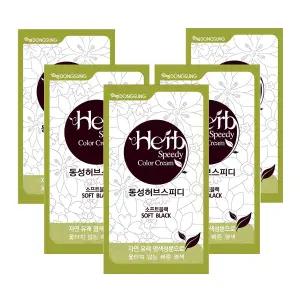 허브스피디 염색약 60g 5개 SET