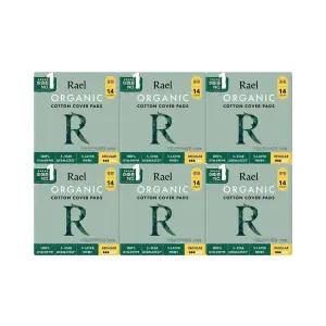 유기농 순면커버 생리대 6팩 세트 (중/대)