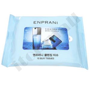 엔프라니 클렌징 티슈 15매 미용 화장 휴지 여행 휴대 캠핑 레져 용