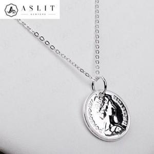 [NS홈쇼핑][애슬릿] 전체 실버 코인 모줄 체인 목걸이[30186931]