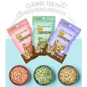 [뽀로로] 고양이스낵 40g x12팩 고양이 치석 입냄새제거[32154098]