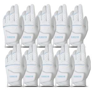 카시야 남성용 전체양피 골프장갑 10장