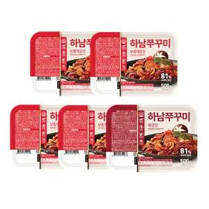 하남쭈꾸미 보통매운맛, 500g, 4개 + 매운맛, 500g, 1개