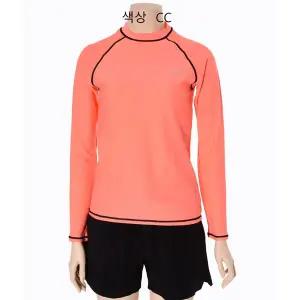 [레노마수영복](하남점)폴리백 무상증정 여성레쉬가드 상의 TS19698