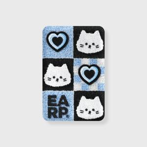 [어프어프]CHECKER BOARD HEART CHICHI-BLUE(보조배터리-무선충전)