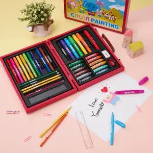 아이들이 좋아하는 인기선물 드림아트 컬러페인팅 고급 미술용품 세트+컬러링북