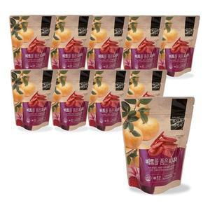 [후식N배박사]비트를 품은 나주배 15g 10개, 동결건조 과일칩 나주배