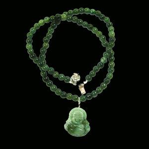 달마목걸이/ 불교용품/ 비취 달마 목걸이