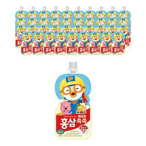 팔도 뽀로로 홍삼쏙쏙 배도라지, 100ml, 40개