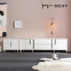 장인가구 에센 바닐라 2400 높은 거실장