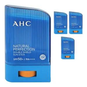 AHC 내추럴 퍼펙션 더블 쉴드 선스틱 22g SPF50+ 블루 4개