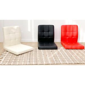 거실 TV시청용 허리편한 5cn 엠보쿠션 가죽 좌식의자(3색) 보호 체어 앉은