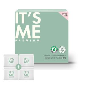 [번들] 잇츠미 프리미엄 유기농 생리대 중형 4팩