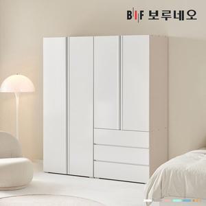 [BIF보루네오][착불]타키 1600 J세트 장롱 장농 이불장 미니 아이 작은방 원룸 슬림 서랍 5자 6자