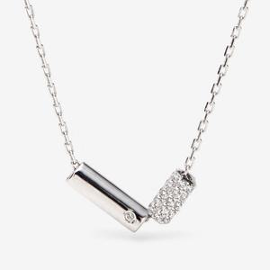 [도로시][아이브장원영 착용] 14k 캐쥬얼 투실린더 목걸이