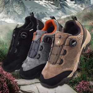 KB-판다 다이얼 와이어 남성 소가죽 트레킹화 등산화 경등산화 워킹화 캐주얼화 남자신발