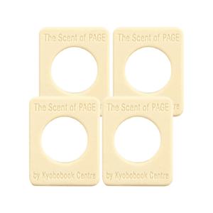 교보문고 차량용방향제 더센트오브페이지 리필 송풍구형 4개