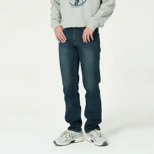 [잠뱅이](김해점)남)오비안밴드 세줄S/T J자수 남성용 바이오스톤 캣워싱 양모데님 타이트IG-DB AN4DIG808