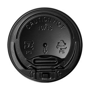 개폐형 10/13온스겸용 종이컵 뚜껑(검정)(100개)