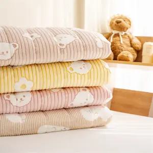 극세사 겨울 패밀리 싱글 아기 침대패드 고정밴드 SS