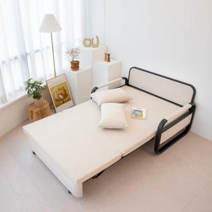 모든갤러리 원룸 수납형 접이식 패브릭 1인 2인 심플 매트리스침대형 소파베드