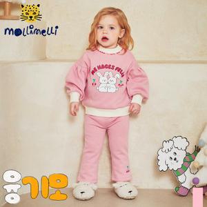 [몰리멜리] 체리쉬버니반폴라융기모상하복