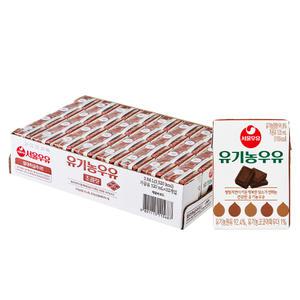 서울우유 초코 유기농우유 120mlx32개