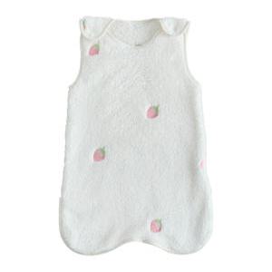 바니블라썸 아기 수면조끼 겨울,  딸기 , 극세사 L, 1개