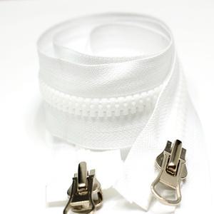 투웨이점퍼지퍼 개이빨8호 100cm (흰색) 비슬론지퍼