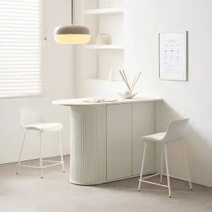 엘리 E0 1000 반타원형 양면 템바보드 수납장 식탁 테이블 MWF314