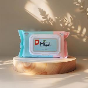 [미엘] 클래식 물티슈 캡형 100매 X 20팩